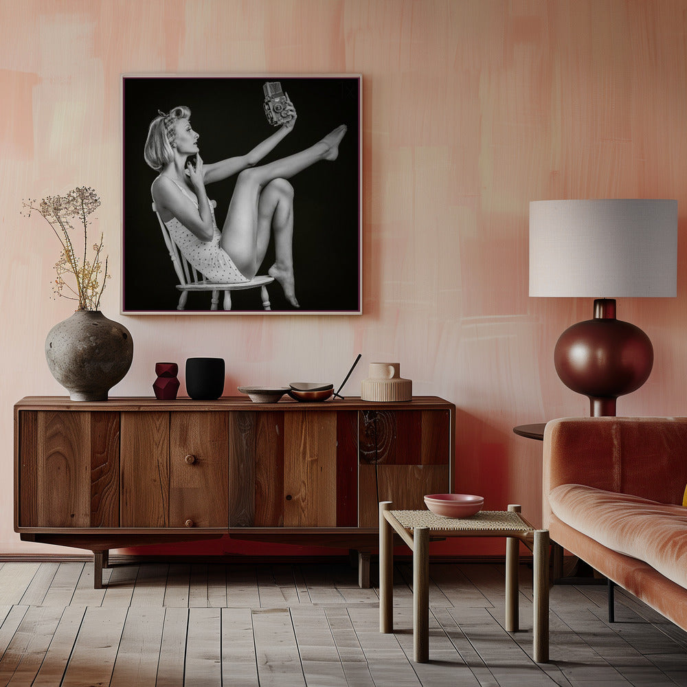 Artwork- Vintage Selfie-inches-