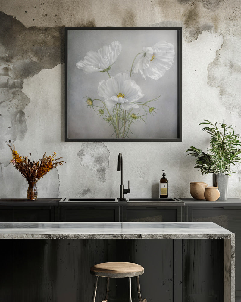 Cosmos Charm Irises Wall Artwork 0