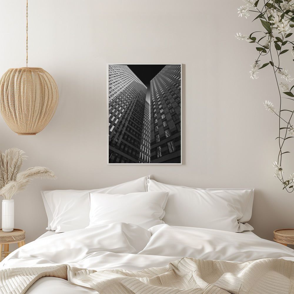 Artwork- Between giants-16X20inches-In White Floating Frame