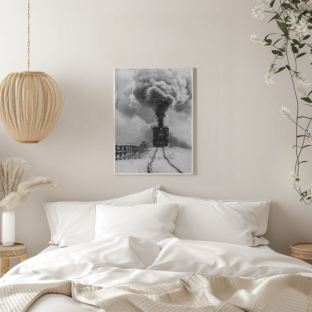 Artwork- Old train-24X36inches-Gallery Wrapped (Ready to Hang)