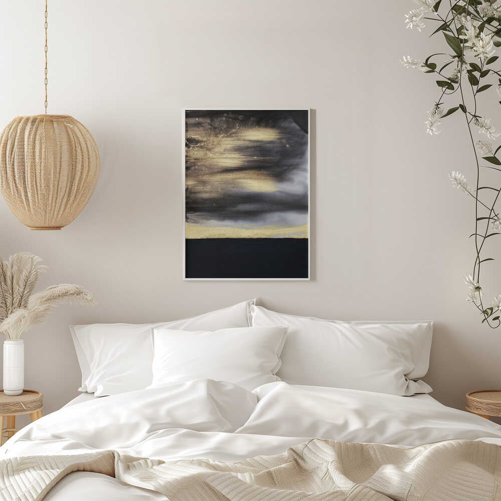 Wall art Gold Noir