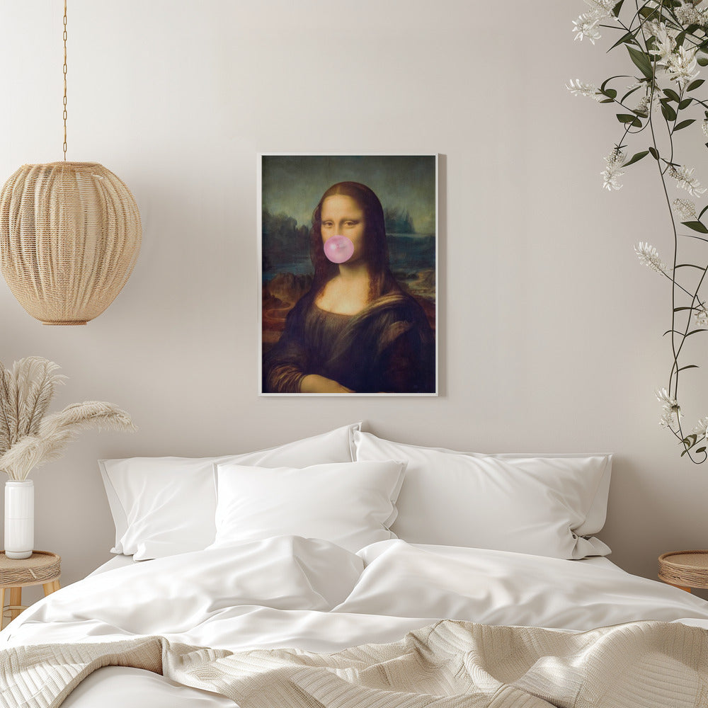 Mona Lisa Bubble Gum Wall Artwork 0