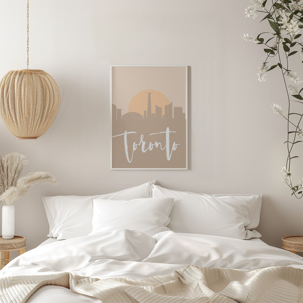 Wall art Skyline Earth Tone 2 89