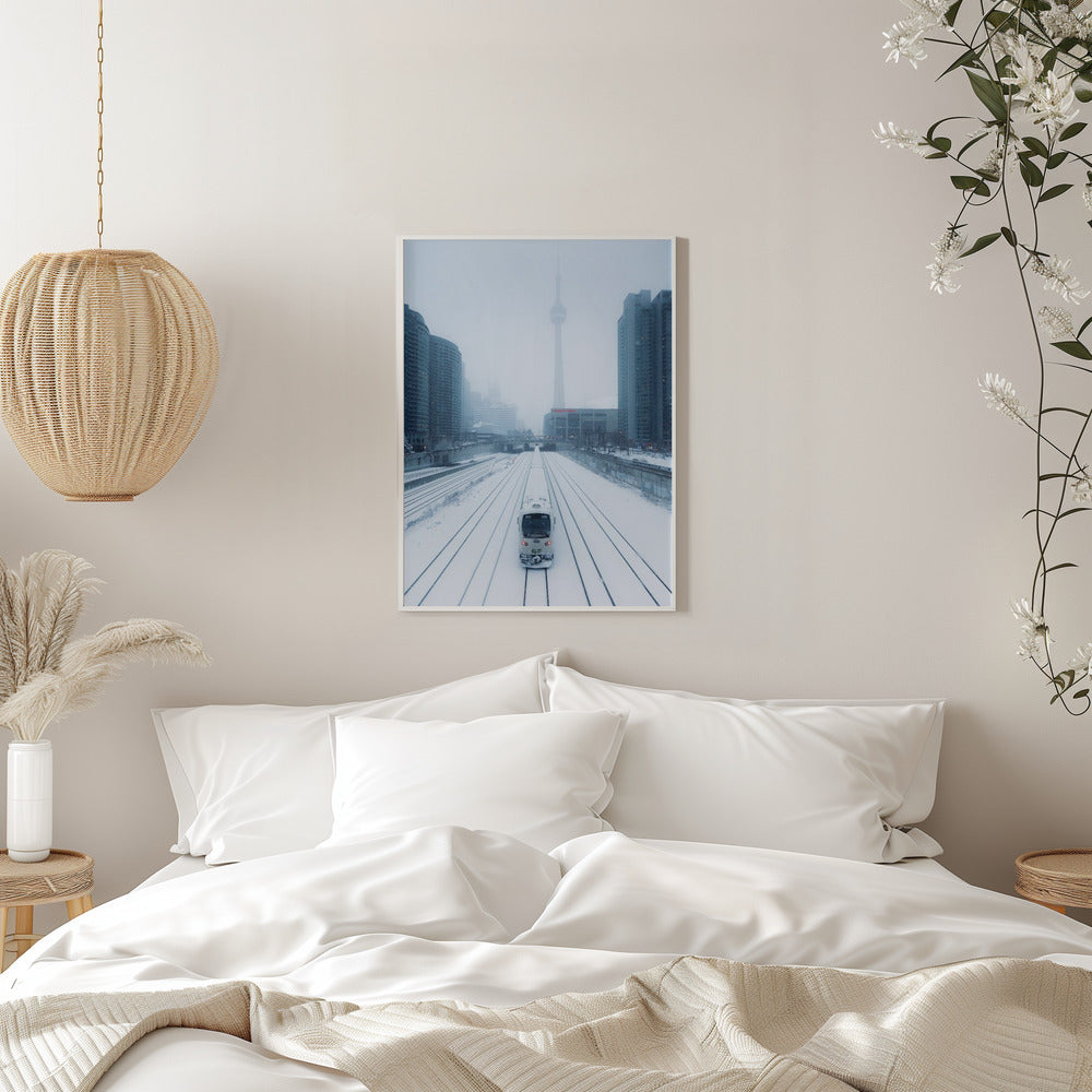 Train and Storm Wall Artwork 0