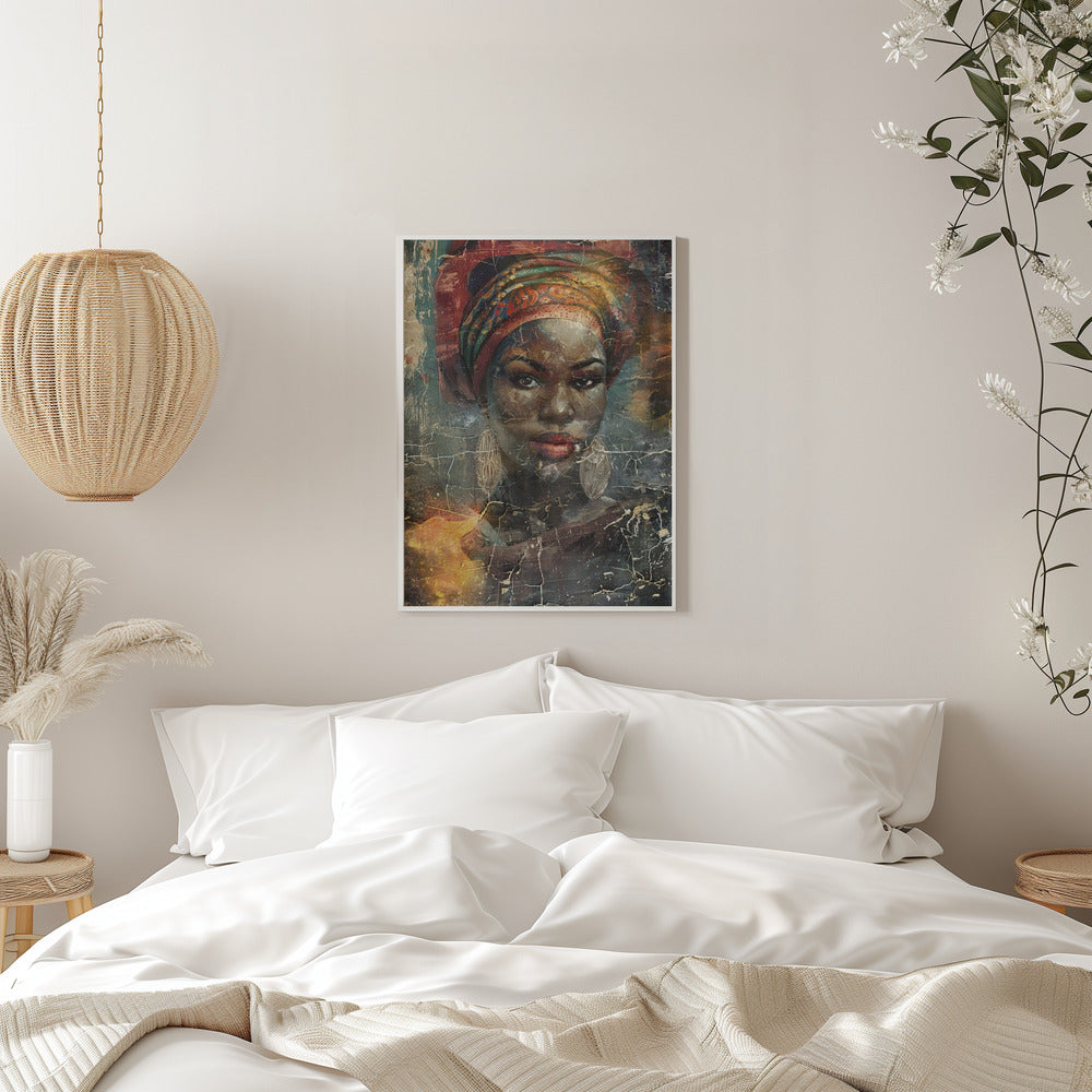 African Art Illustration Wallart 068 Wall Artwork 0