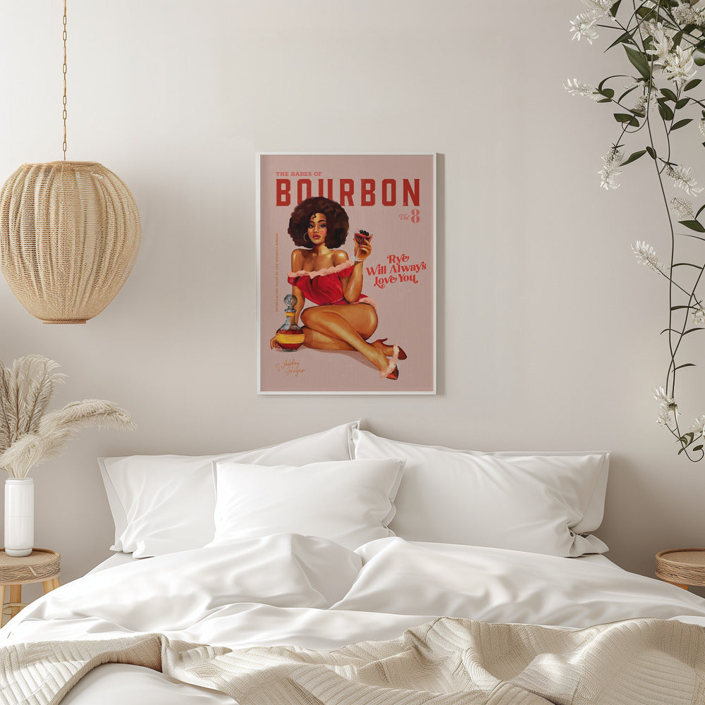 Babes of Bourbon Vol 8 Vintage Pinup Girl With Afro