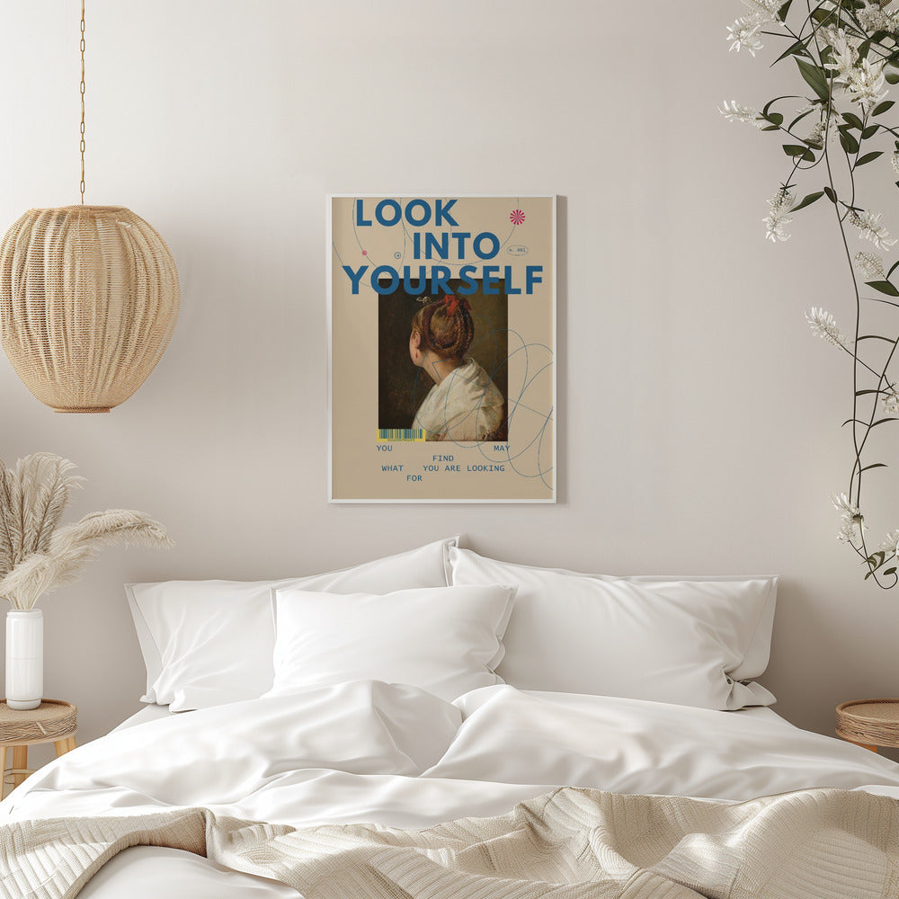 canvas prints Look Into Yourselfinches-