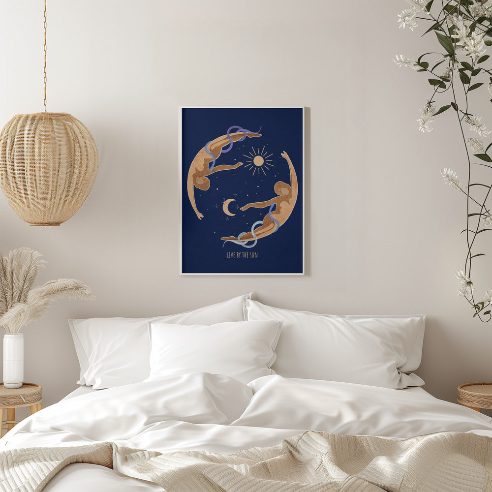 canvas prints Spiritual Feminine Energy, Sun, Moon, Snake, Venus..inches-