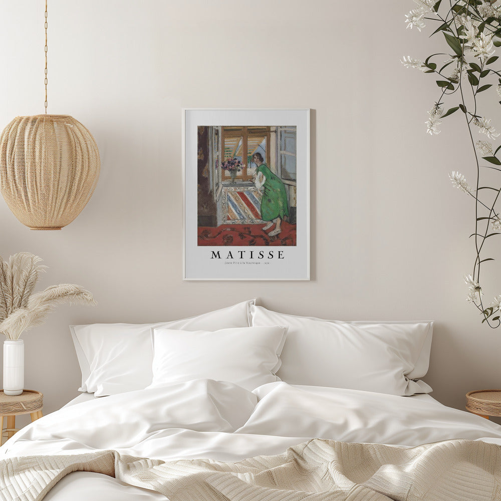 Artwork  Jeune Fille a La Mauresque 1941 16X20-inches