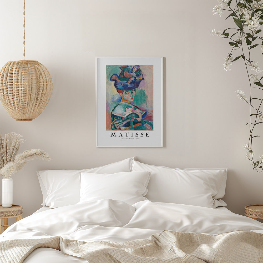 Artwork  Woman With Hat 1905 16X20-inches