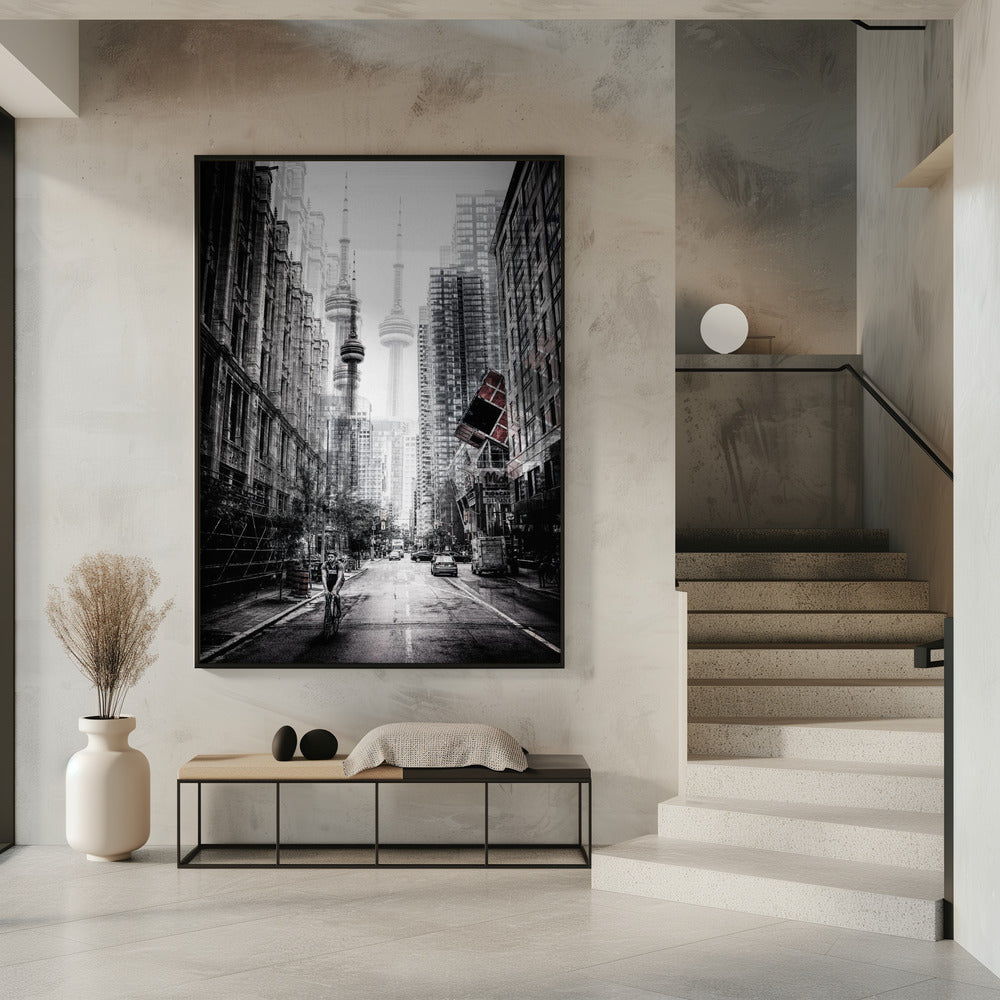 On the streets of Toronto Wall Artwork 0