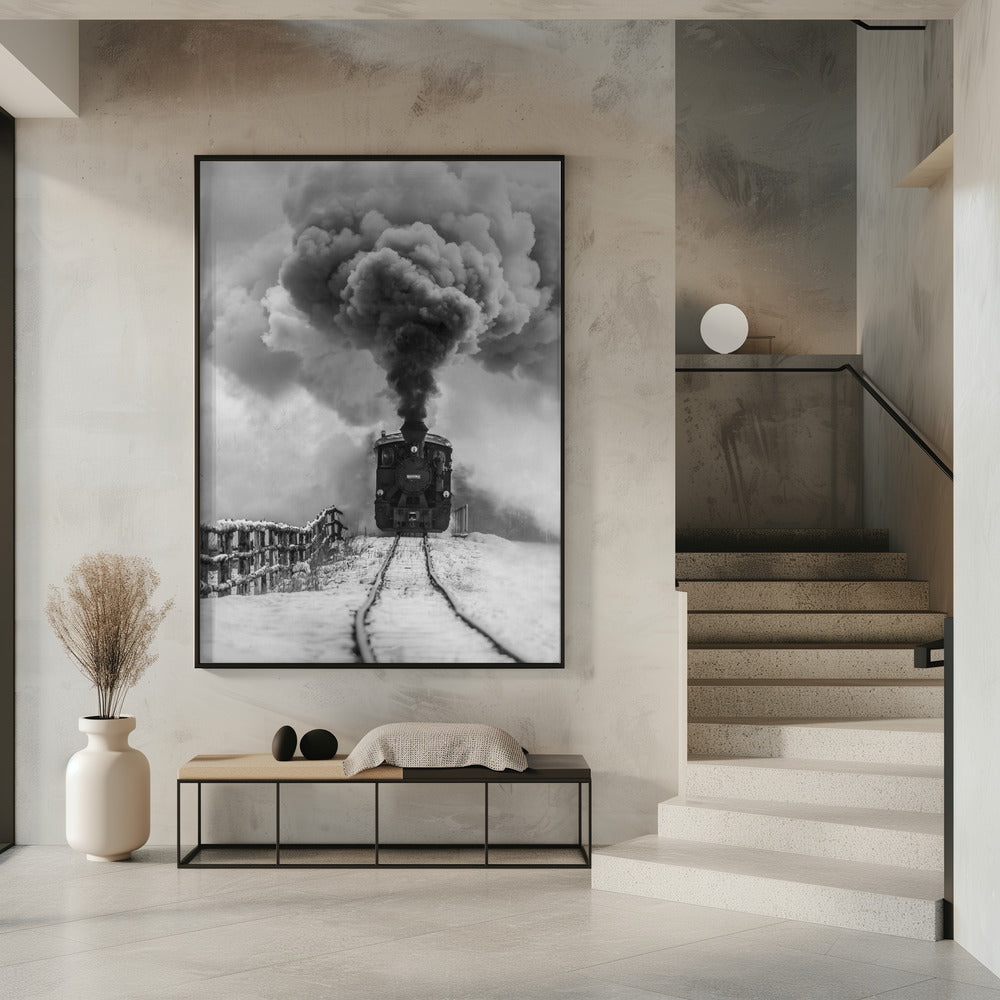 Artwork- Old train-inches-