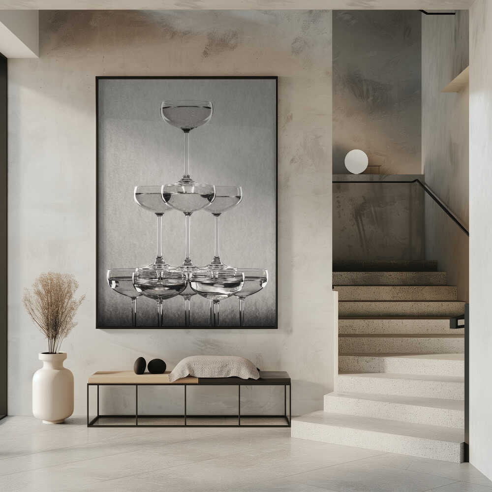 Wall art Champagne tower_9