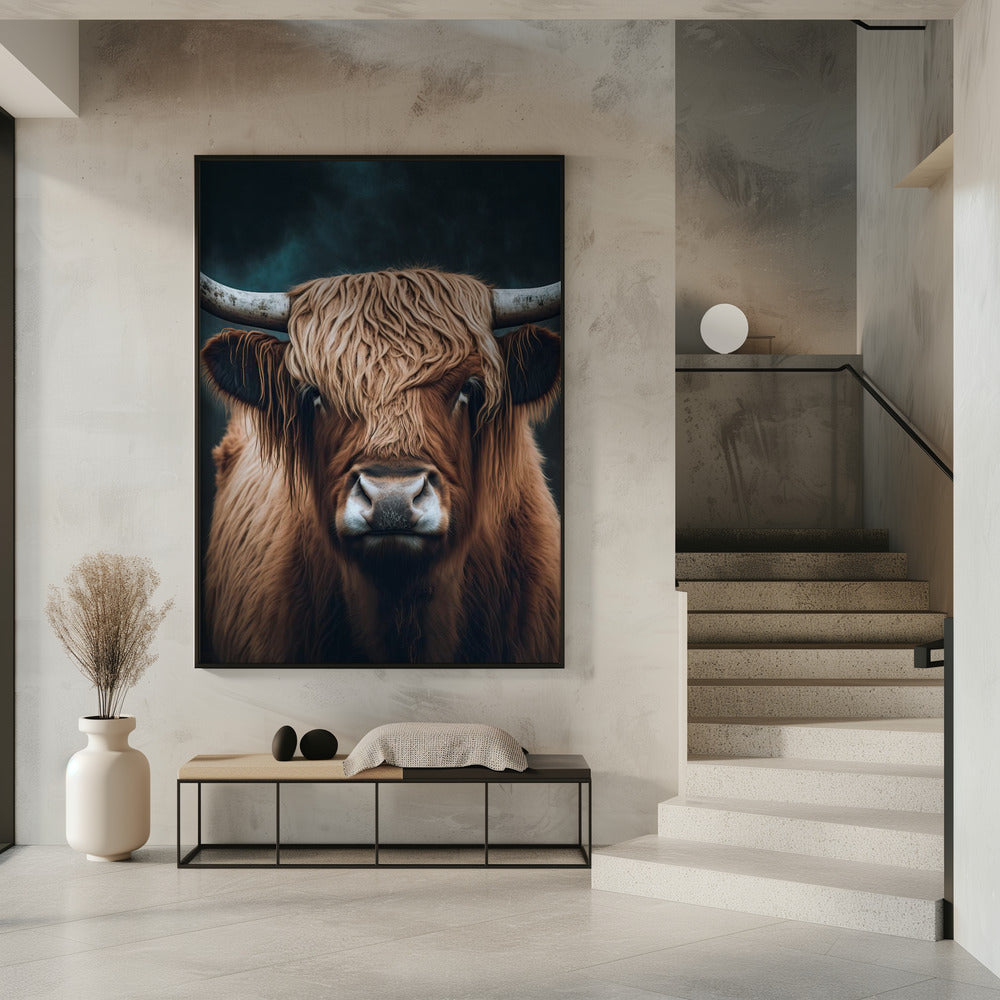 Highland Cow Wall Artwork 0