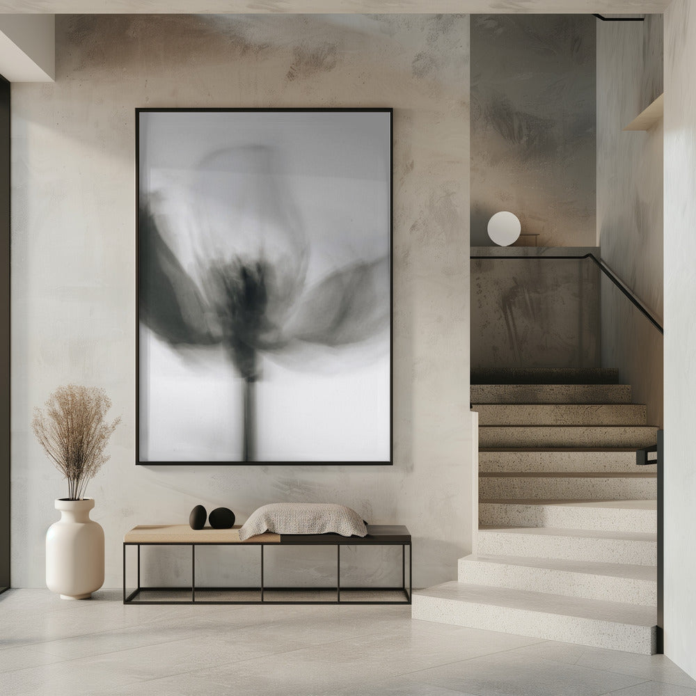 Artwork- Mono Tulip-36X48inches-Gallery Wrapped (Ready to Hang)