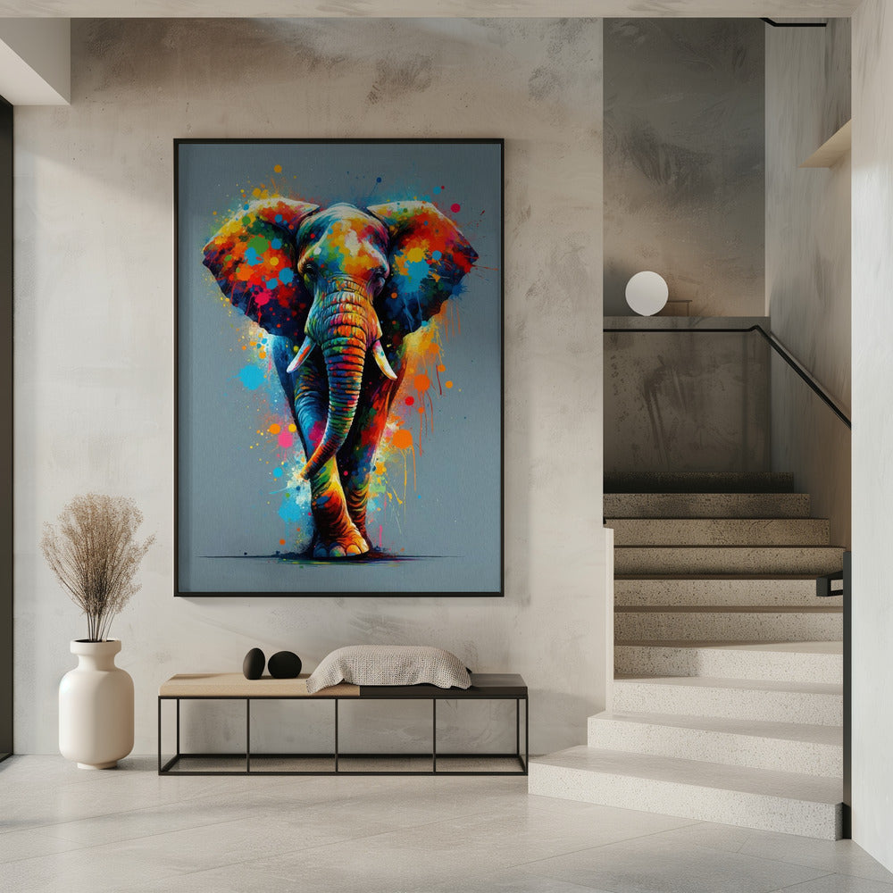 Artwork The Elephant16X20inches- Unframed