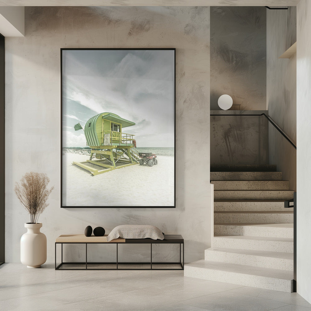Vintage Florida Flair at Miami Beach Wall Artwork 0