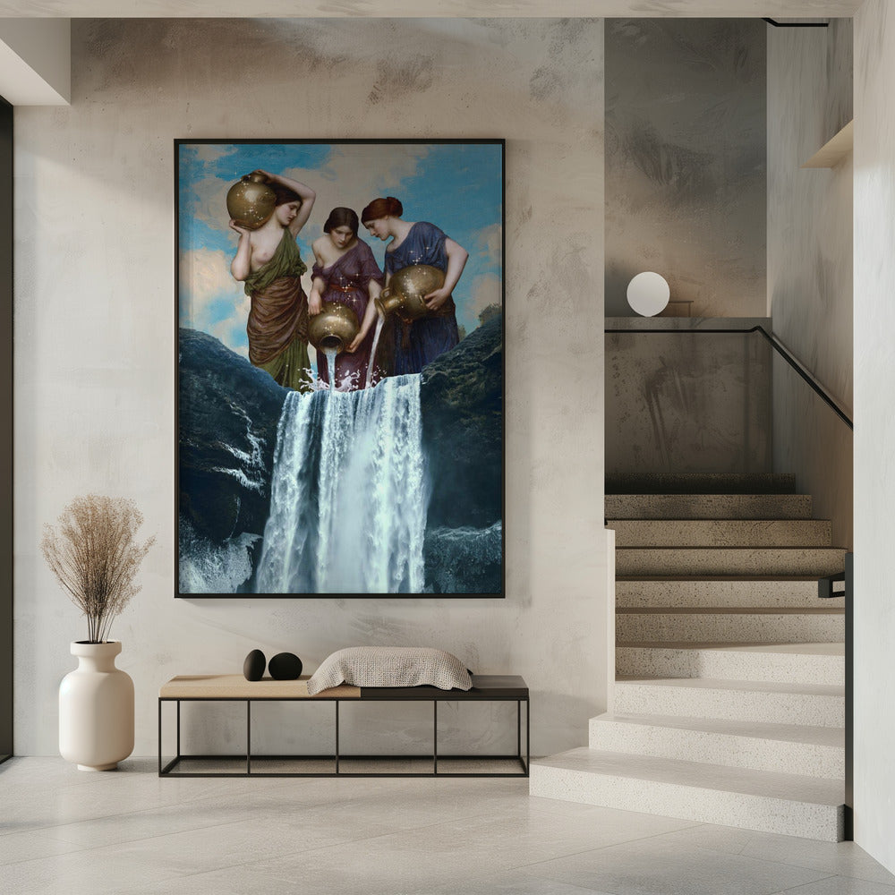 canvas prints Magic Waterfall16X20inches- Unframed