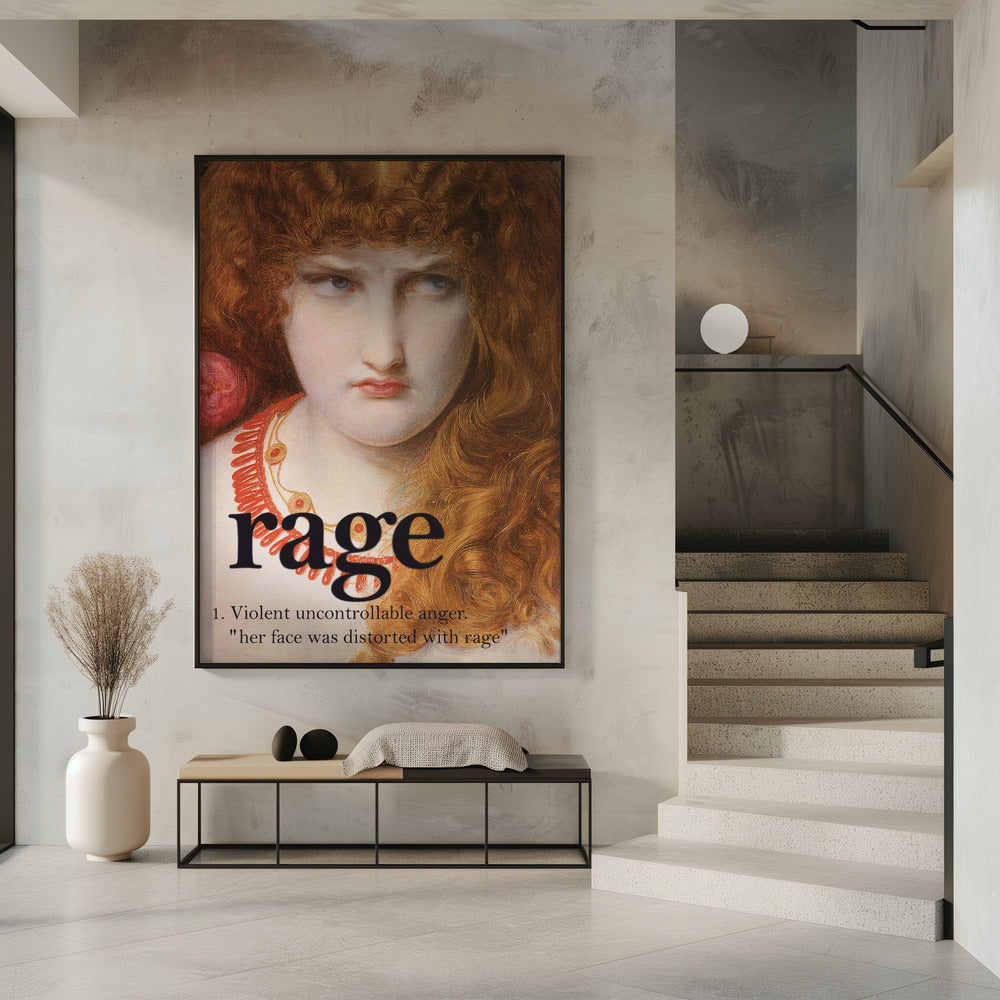 canvas prints Rage Girl16X20inches- Unframed