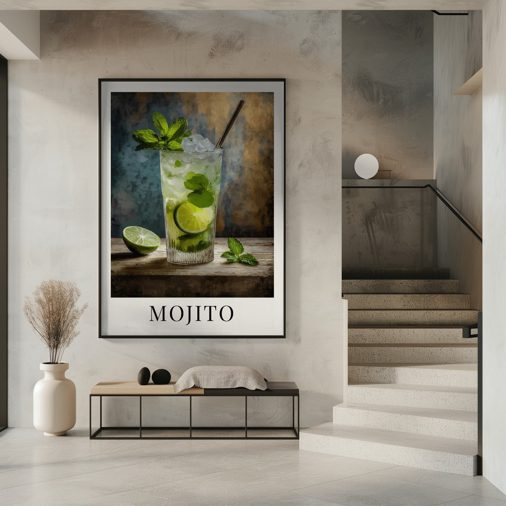 Artwork Mojito16X20inches- Unframed