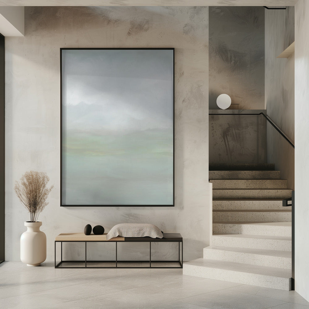Artwork- Rough Seas Oil Panel 12-36X48inches-Gallery Wrapped (Ready to Hang)