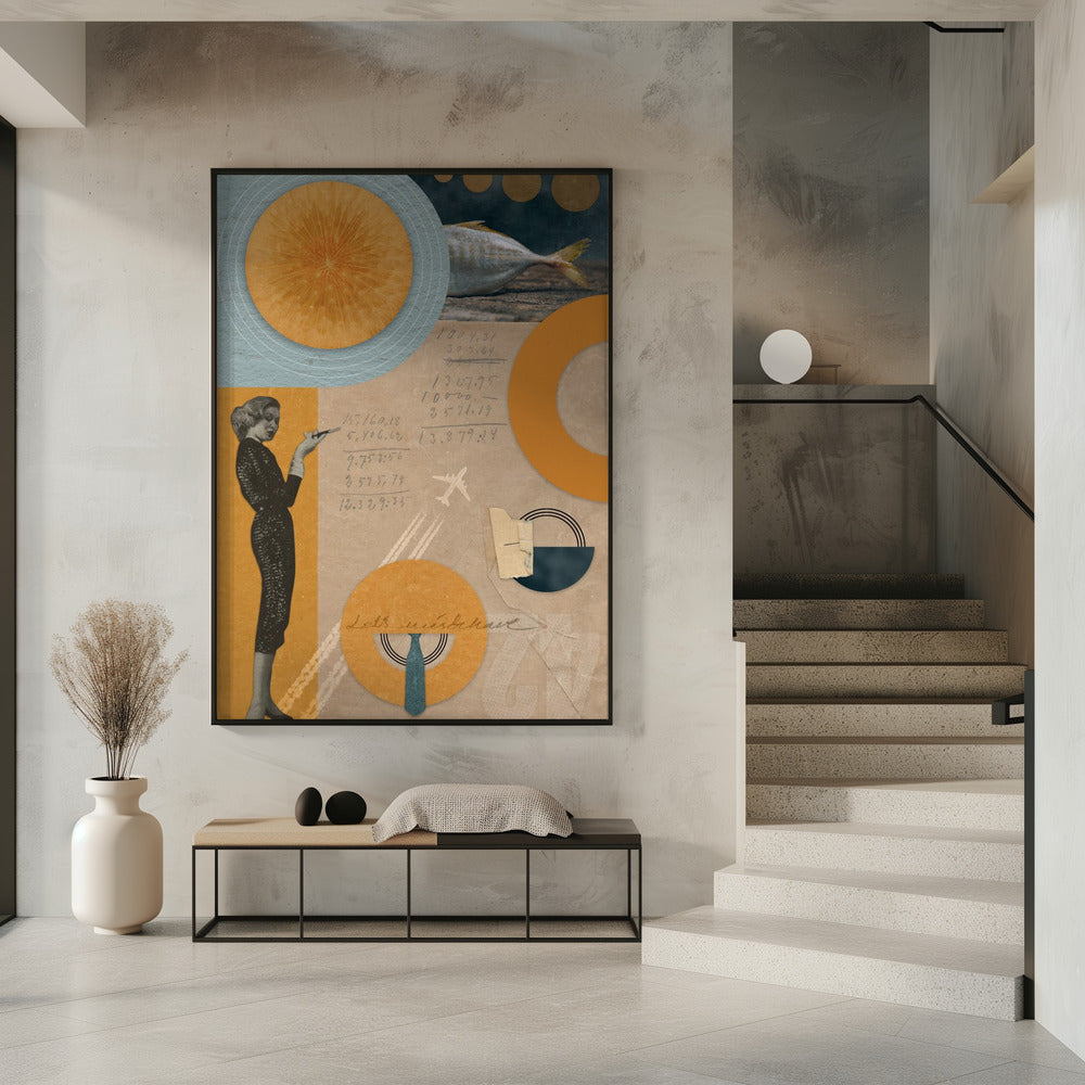 Abstract Art Canvas Print-wall-art-let-039-s-misbehave-inches