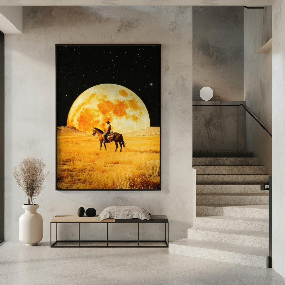 Artwork Lunar Cowboy16X20inches- Unframed