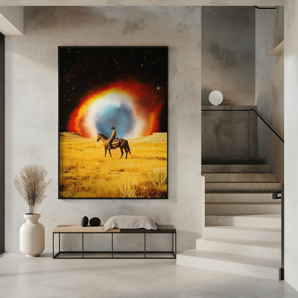 Artwork Nebula Cowboy16X20inches- Unframed