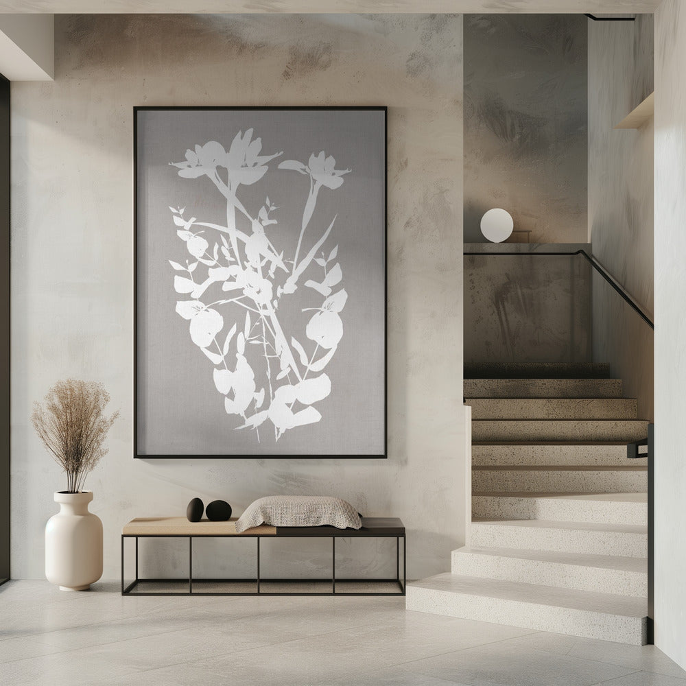 Artwork- Botanical Illustration 7-36X48inches-Gallery Wrapped (Ready to Hang)