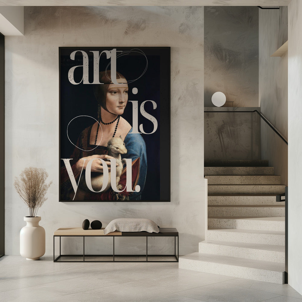 canvas prints Art is you.16X20inches- Unframed