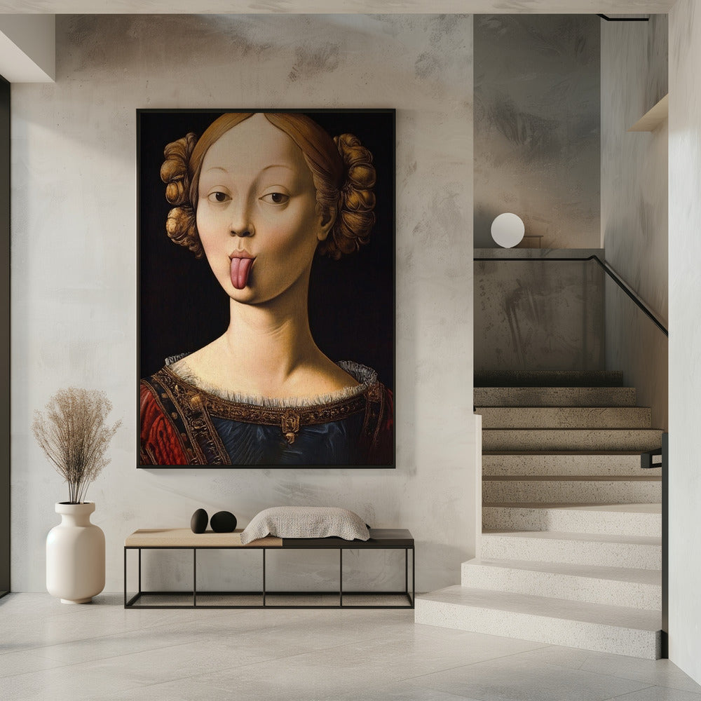 canvas prints Insolent Lady16X20inches- Unframed