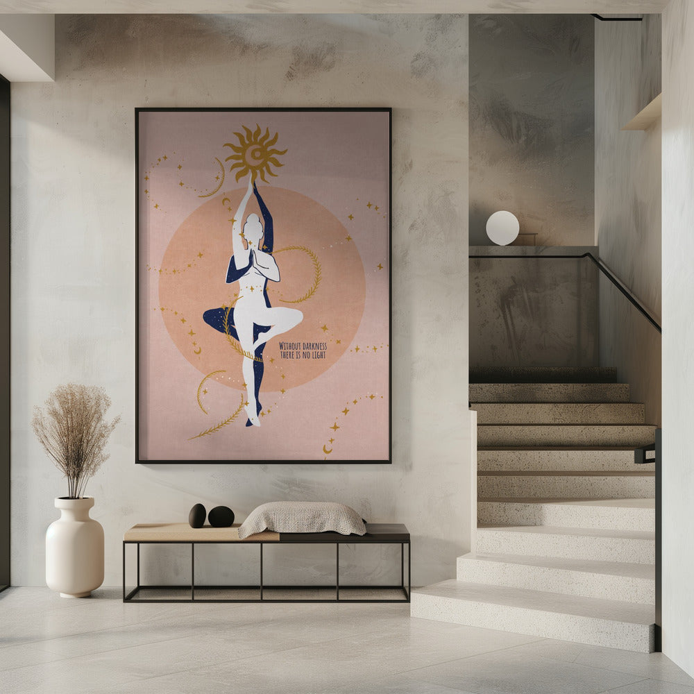 canvas prints Spiritual Sun, Moon / Spir 1516X20inches- Unframed