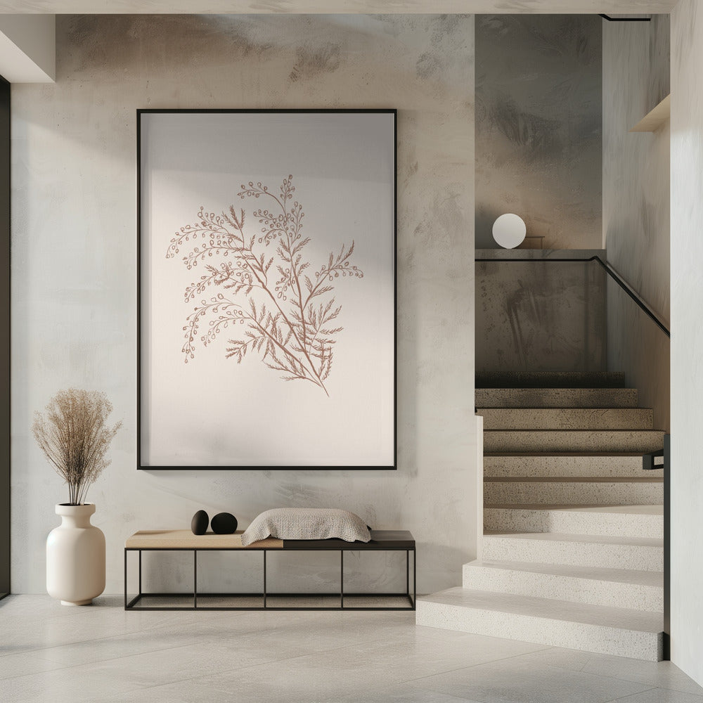 Artwork- Acacia Botanical Branch-36X48inches-Gallery Wrapped (Ready to Hang)