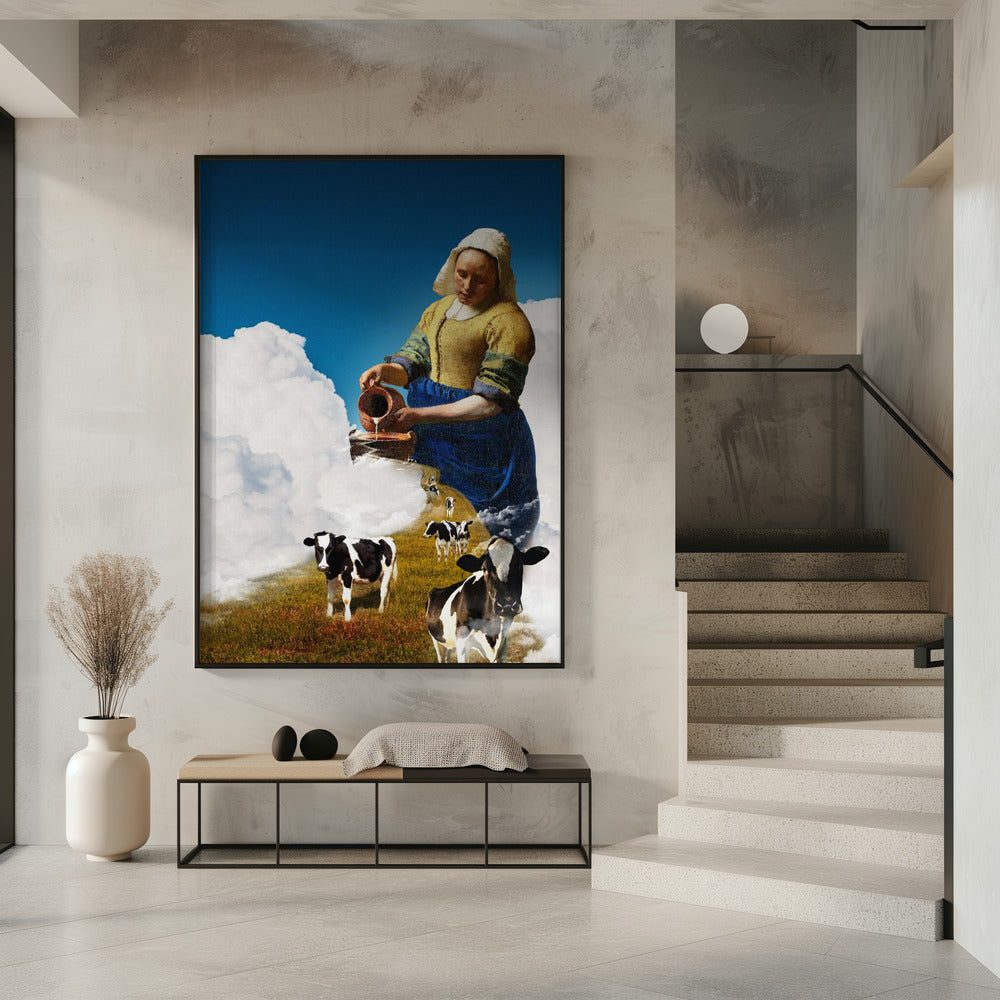 canvas prints Release the Milk16X20inches- Unframed