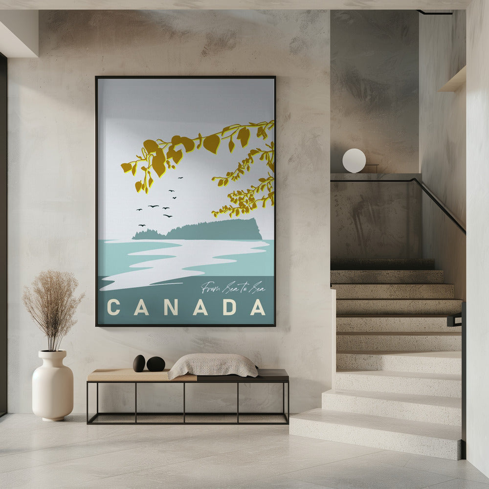 Wall art mellow anticipation Canadian Lakeland-16X20inches-Gallery Wrapped (Ready to Hang)