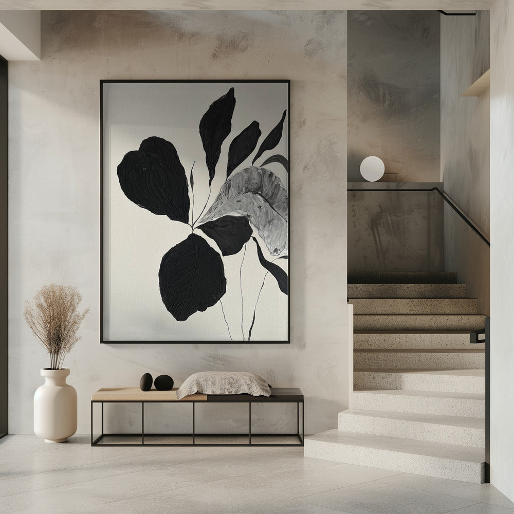 Artwork- Floral Abstract 8-36X48inches-Gallery Wrapped (Ready to Hang)