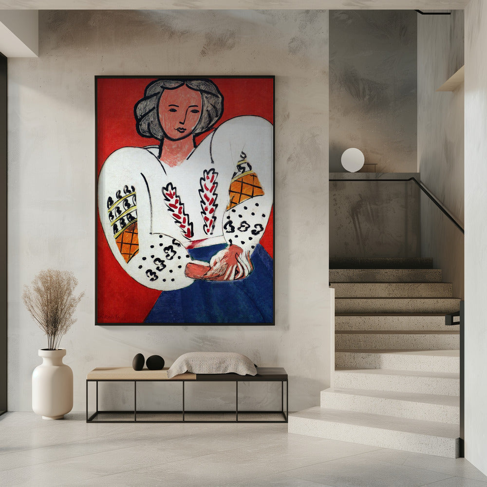 Artwork  La Camicetta Romena 1940 -inches