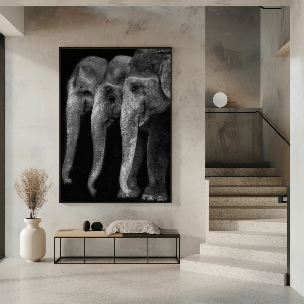 Artwork Nature\'s great masterpiece, an elephant; the only harmless great thing ...16X20inches- Unframed