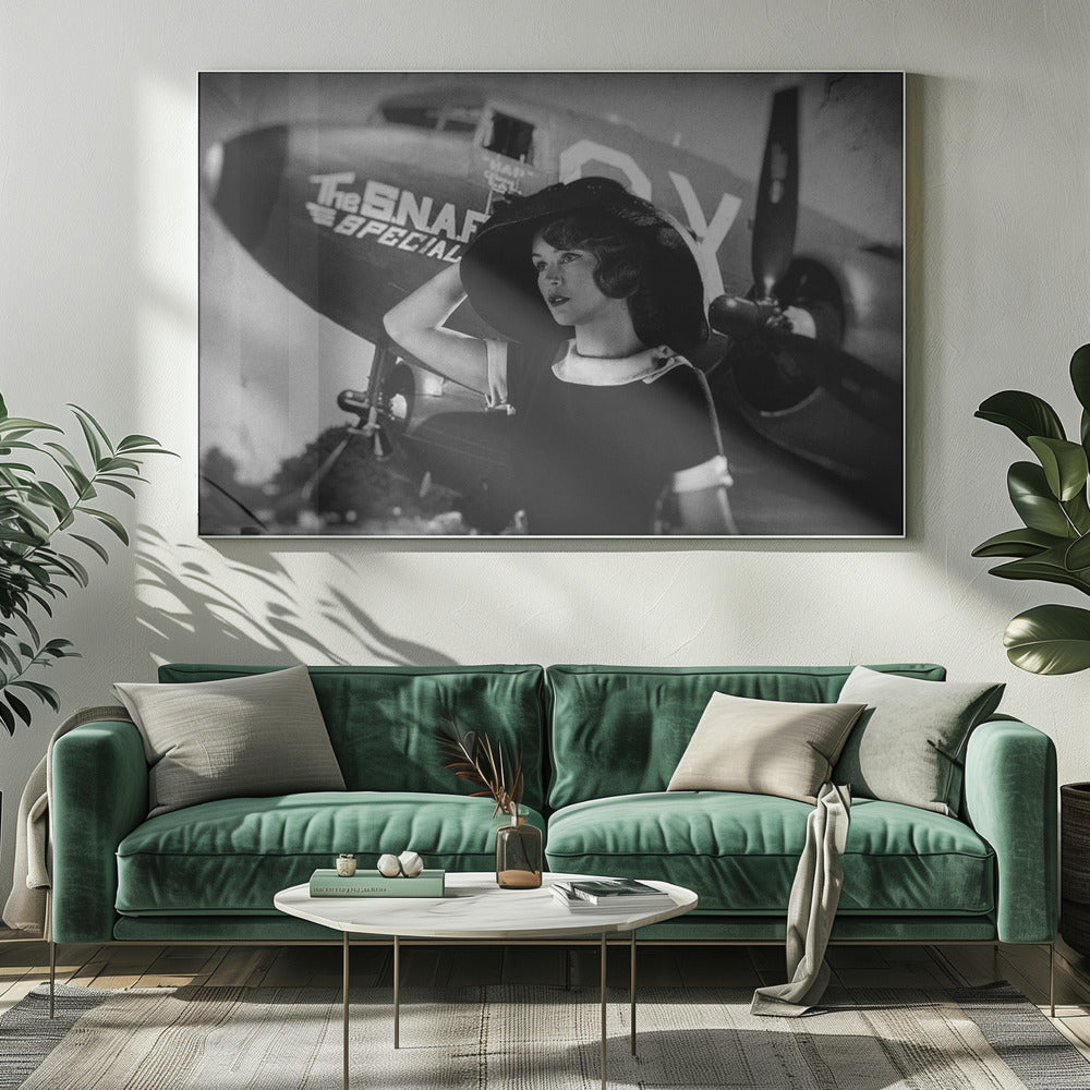 Artwork- Spirit of Adventure-48X36inches-In Black Floating Frame