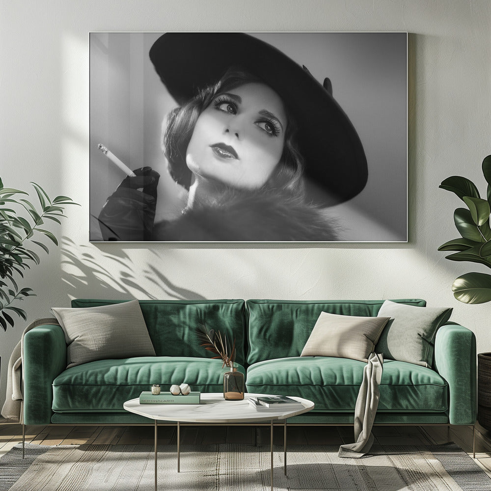 Artwork- Desy13-48X36inches-In Black Floating Frame