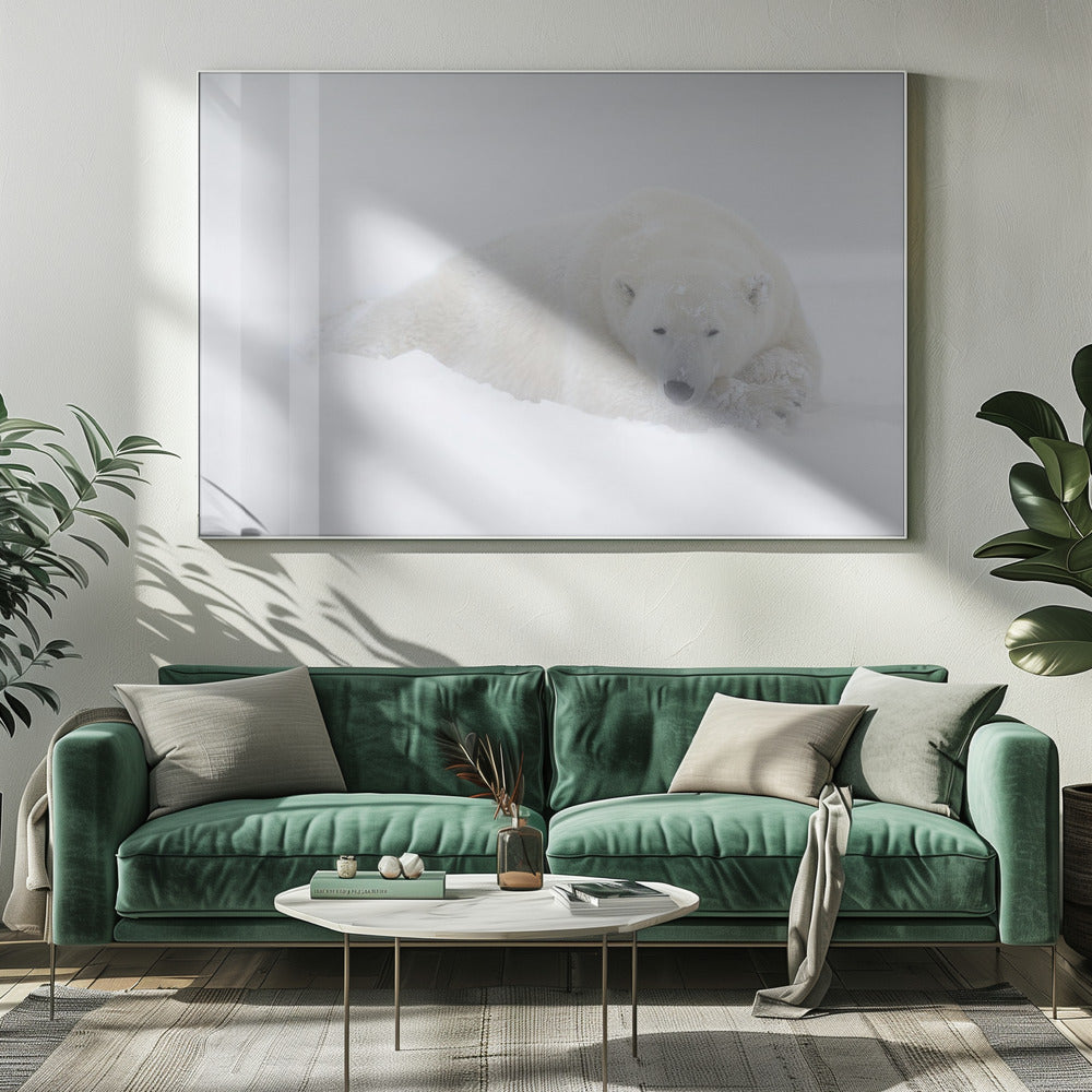 Wall art White-20X16inches-Gallery Wrapped (Ready to Hang)