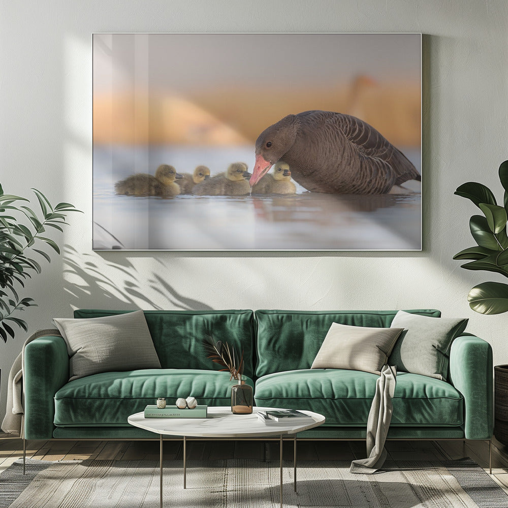 Artwork happy family20X16inches- Unframed