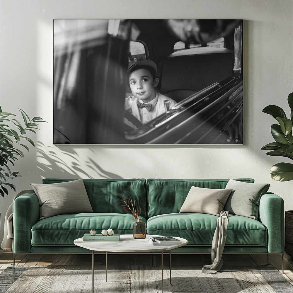 Artwork- Untitled-36X24inches-In White Floating Frame