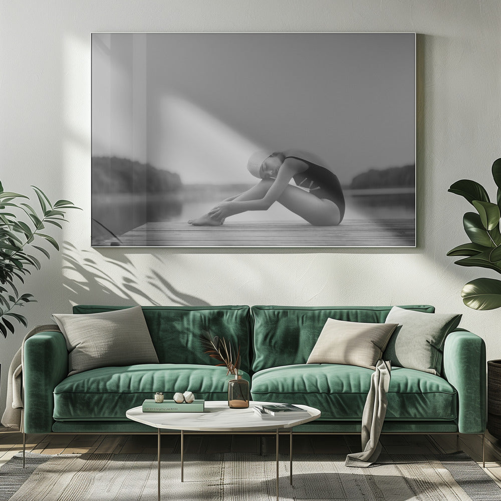 Artwork- lato-48X36inches-In Black Floating Frame
