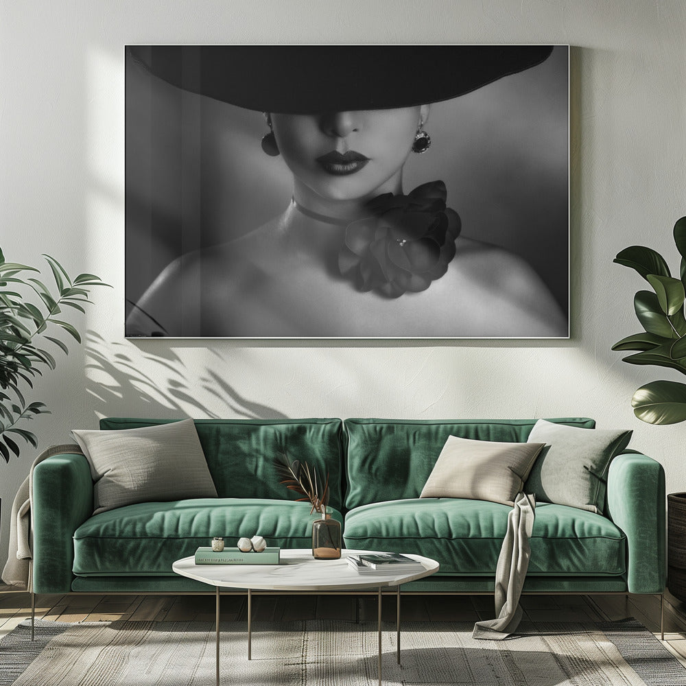 Artwork- Enigma-48X36inches-In Black Floating Frame