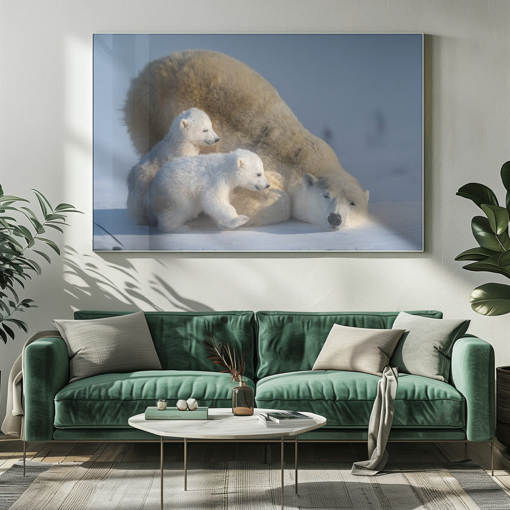 Artwork Mum, Play together20X16inches- Unframed