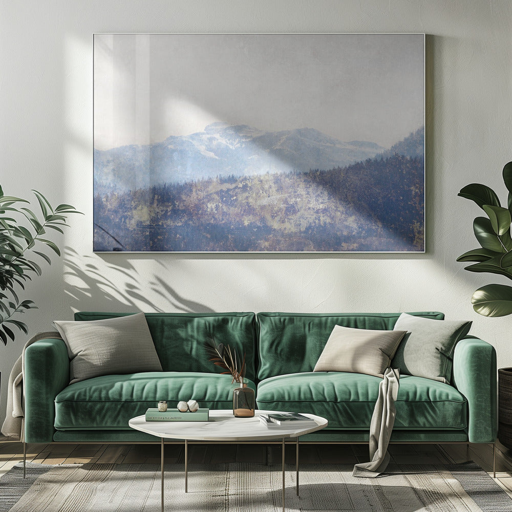 Artwork- High Sierra IV-48X36inches-In Black Floating Frame