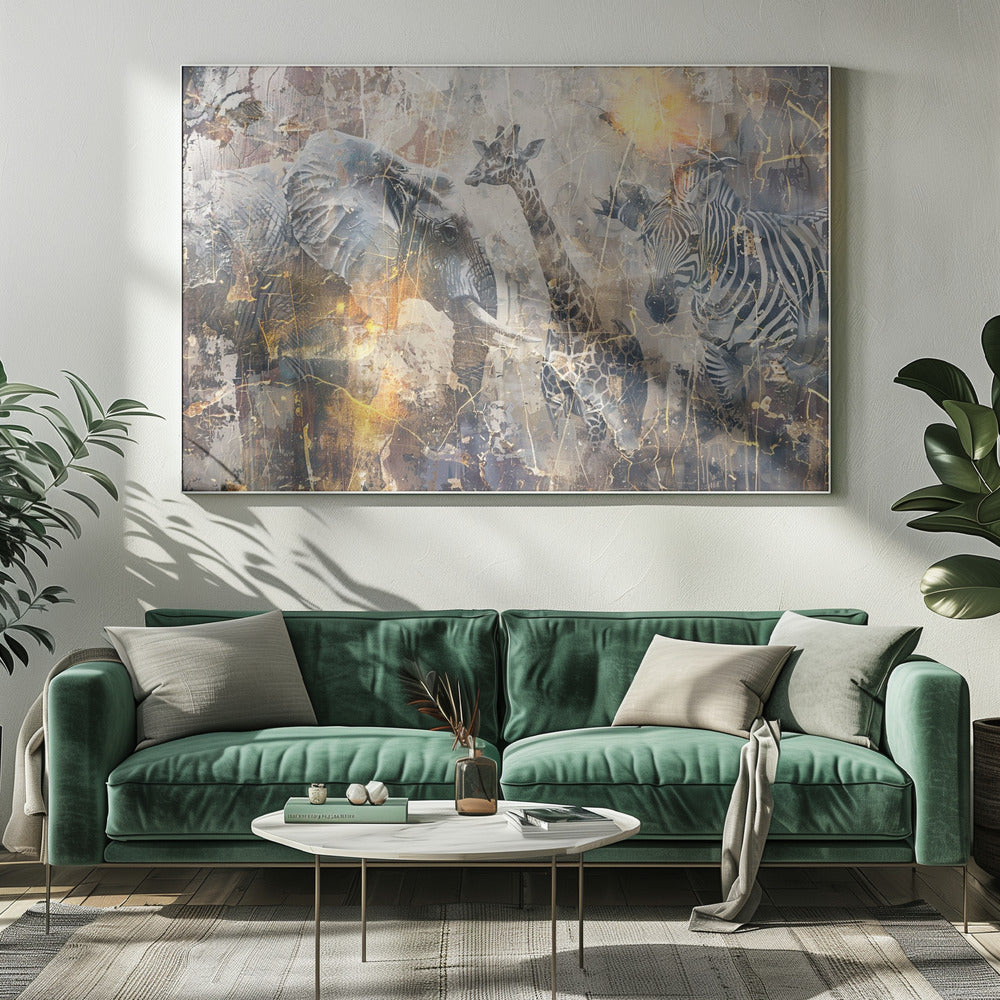 African Art Illustration Wallart 114 Wall Artwork 0
