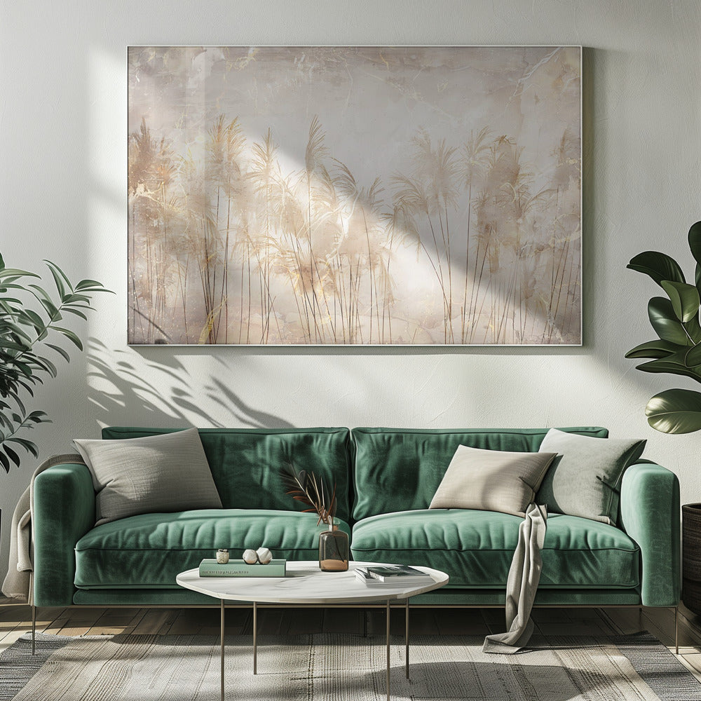 Artwork Jungle Leaves Art Illustration Wallart 4520X16inches- Unframed