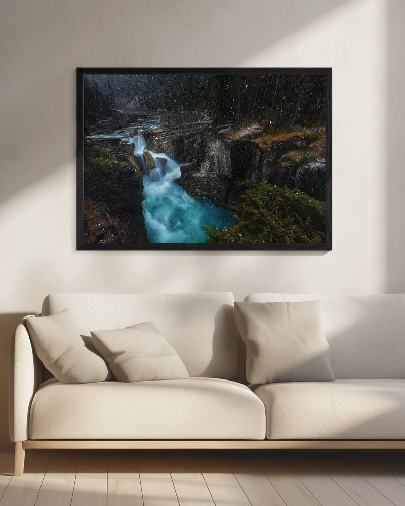 Wall art Surprise-20X16inches-In Black Floating Frame